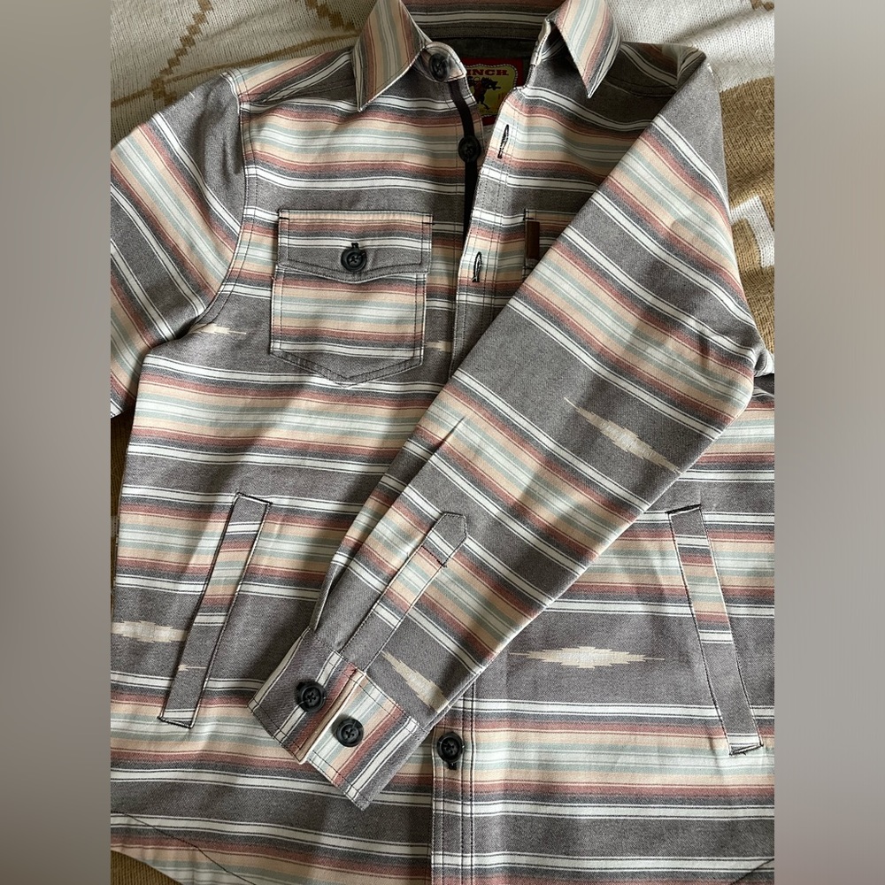 Cinch Serape Button Down Shacket - image 4